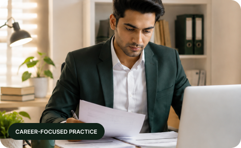 Reviewing the career applicants documents